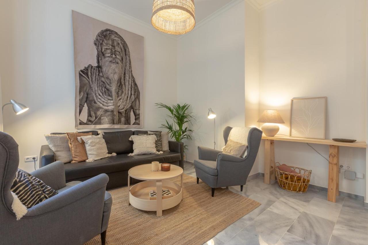 Puerta De Larios: Central Three-Bedroom Apartment With Balconies And Patio Málaga Exterior foto